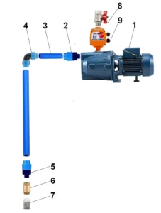 підключення насосної станції. Схема - 2