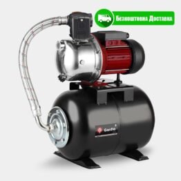 Насосна станція GARDIA WPS 1300 Black: насос GP 1300 з нержавіючої сталі, емальований бак 24 л